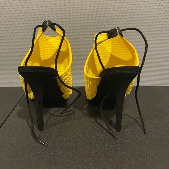 CALL IT SPRING ETAYVIEL KNIT HEEL YELLOW WOMEN’S - Picture 3 of 12